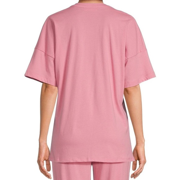 Natori Blush Pink Split Neck Tunic - Picture 3 of 6